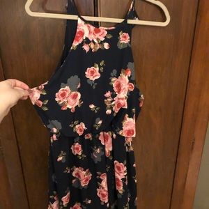 Floral Navy Dress